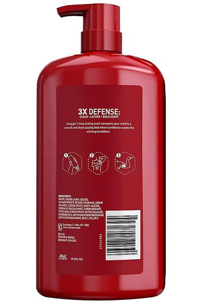 Old Spice Swagger Scent of Cedarwood Body Shampoo 887ml