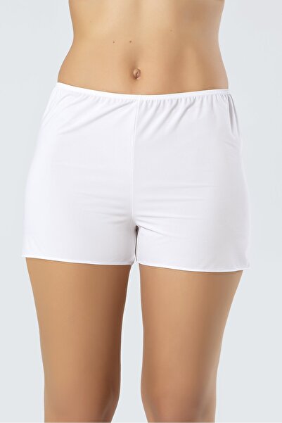 TÜREN Γυναικείο Σορτς Μικροσκοπικό Σορτς 904/Λευκό