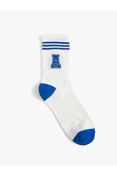Koton Socket pentru șosete de colegiu cu model de litere