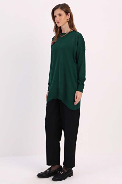 ALLDAY Emerald-Manchet Duble Folded Tunic