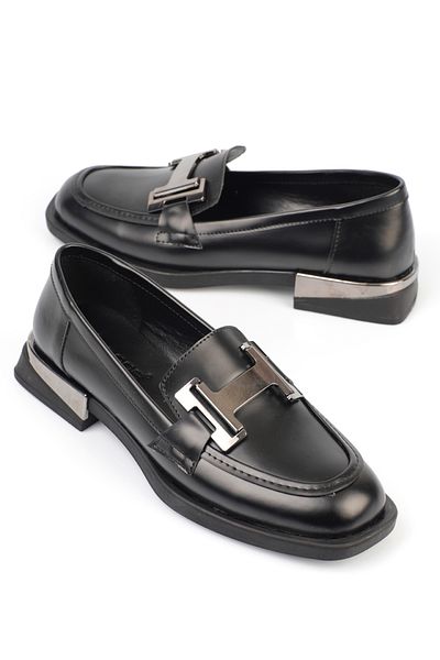 Capone Outfitters Дамски мокасини с тъпи пръсти и катарама