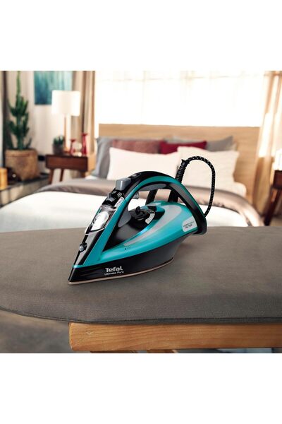 TEFAL 250 g şok buhar Ultimate Pure Kireç Avcısı Micro-Calc filtre 3200 Watt Buharlı Ütü