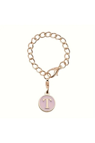 Stanley T Harfi Termos Uyumlu Pembe Charm Aksesuar Sallantılı Süs