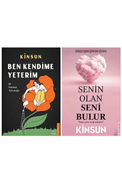 Destek Yayınları KİNSUN 2 KİTAP SET SENİN OLAN SENİ BULUR BEN KENDİME YETERİM DESTEK YAYINLARI