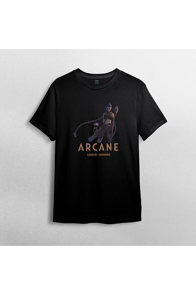 Pixxa Μπλουζάκι Arcane Jinx Crew Neck 100% βαμβακερό - Μοντέλο 1