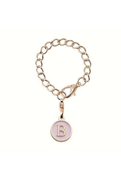 Stanley B Harfi Termos Uyumlu Pembe Charm Aksesuar Sallantılı Süs