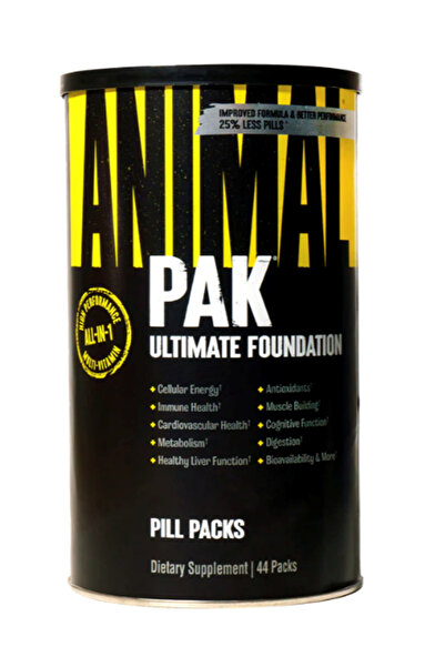Universal Nutrition Animal Pak YENİ Ultimate Foundatıon Pack, 44 Packs. Usa Versiondur