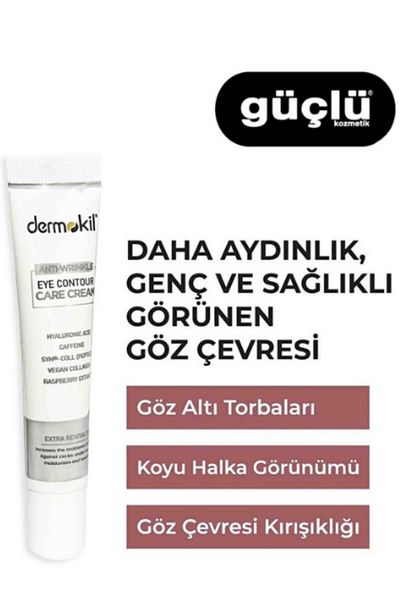 Dermokil 15 ml Eye Contour Care Cream - Eye Contour Care Cream, Moisturizer and Anti-Wrinkle