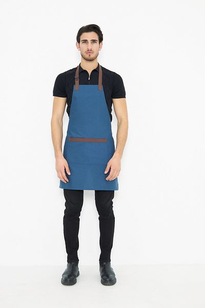 Monki Haus طارد المياه مقاوم للبقع مقهى باريستا السيراميك المعجنات كوك النادل زهرة مطعم مقهى Apron الرجال المئزر