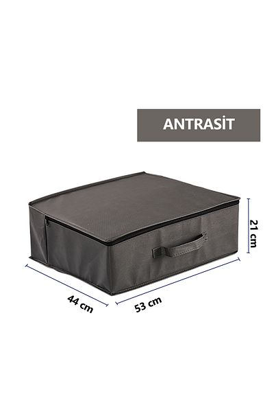 Vedsey 53x44x21 εκ. Anthracite Grey Σετ οργάνωσης κάτω από το κρεβάτι και ντουλάπι 3 - Πάπλωμα και οργάνωση μαξιλαριών