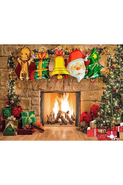 DÜVENCİ TİCARET بالونات عيد الميلاد تحت عنوان عيد الميلاد مع أشكال عيد الميلاد