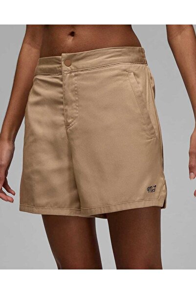 Nike Jordan Essentials Woven Twill Krem Kadın Dokuma Şort