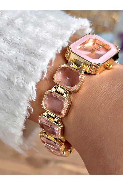 Choppers Luxury Stone Octagonal Square New Season Women's Wristwatch