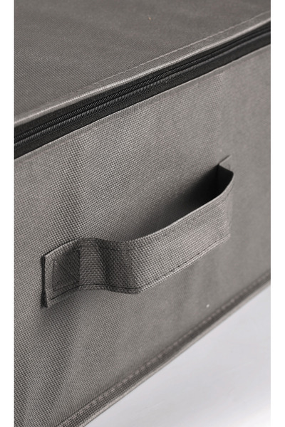 Vedsey 53X44X21 cm Anthracite Gray under Base and Closet Organizer Set of 3 - Duvet and Pillow Organizer