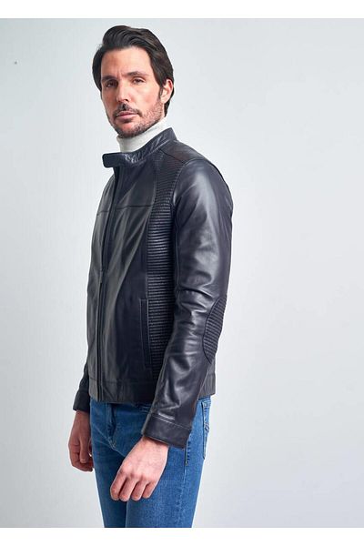 Pierre Cardin سترة جلدية للرجال