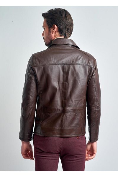 Pierre Cardin Thibault Classic Cut Men's Leather Jacket