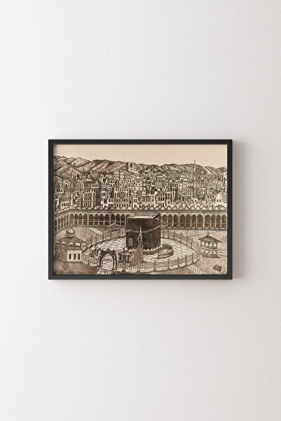 epiqart Kabe Çizim - Siyah Çerçeve