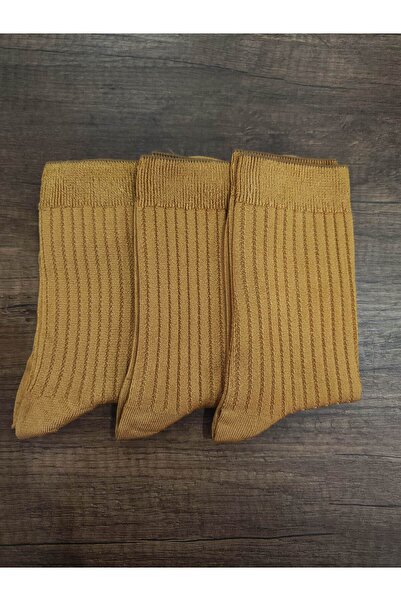 erceys 3 Pairs of Gold Derby Premium Women's Socks - Thin