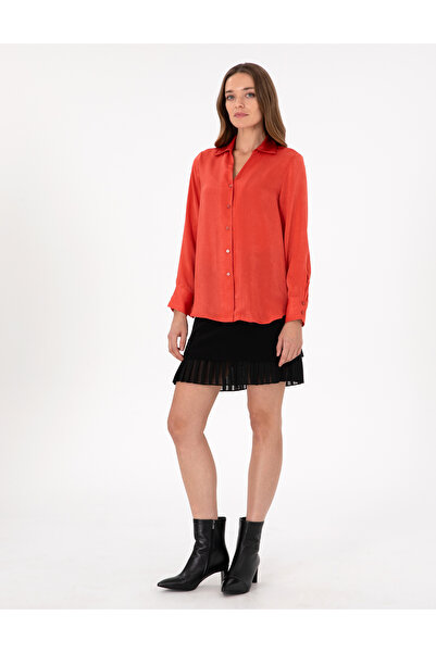 Pierre Cardin Pomegranate Flower Comfort Fit Long Sleeve Shirt 50299619-Vr186