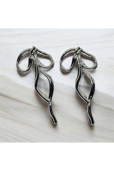 Florencia Bow Ribbon Stylish Women's Earrings |   Elegant and Modern Gift Ribbon Jewelry