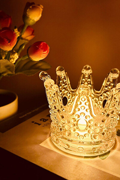 ThenTech Ambiyans Aydınlatması Taç Şeklinde LED Mum Romantik Sunumlar Yatak O...