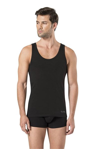 Pierre Cardin Men's Black Dowry Athlete and Boxer Set of 2, Modal & Cotton & Lycra, Boxed. Ro1.Ze.4.Elt.0.