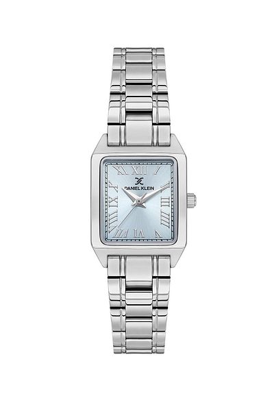 Daniel Klein Dkf.2315A New Trend Light Blue Dial Cornered Women's Watch