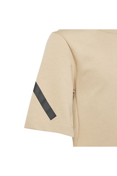 adidas تي شيرت J Zne للأطفال باللون البيج Jf2498