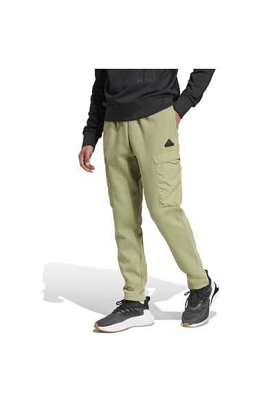 adidas Pantaloni de trening verzi pentru bărbați M Ce Fl Pt Iv7419