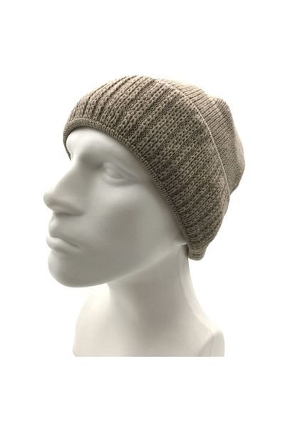 PAKER GİYİM Mink Color Winter Folded Thick Wool Knitwear Knit Basic Siberian Beret Thick Siberian Beret