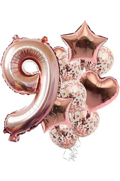 DÜVENCİ TİCARET Rose Gold Age Balloon Concept