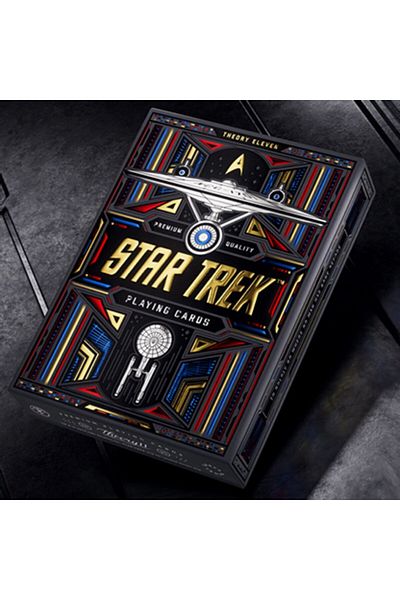 OyuncaklarÜlkesi Theory11 Star Trek Dark Edition Black Premium Playing Card Collectable Playing Cards