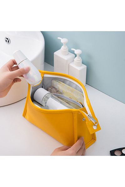 ZENİTH Outdoor Eva Cosmetic Bag - Yellow Makeup House Organizer Organizer Travel Organizer