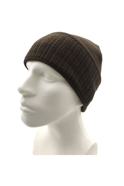 PAKER GİYİM Winter Folded Brown Knitwear Beret - Siberian Thick Beret