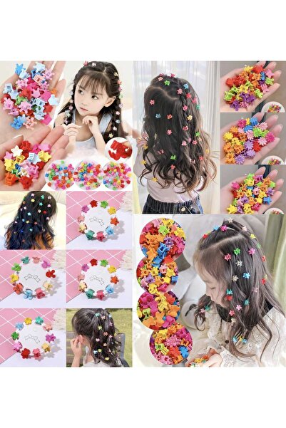 Eva Rose 10 Adet Çocuk Ve Bebekler İçin Küçük mandal toka Minik Mandal Toka Ç...