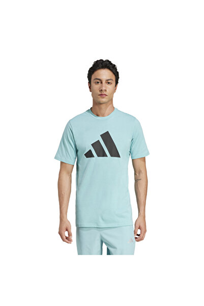 adidas Erkek Training Essentials Feelready Logo Training Yeşil Tişört IW3347