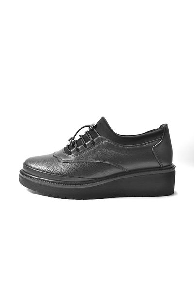 Beety 502.02 Pantofi de damă pentru mamă din piele naturală, elastic elastic, ortopedic, cu toc pană