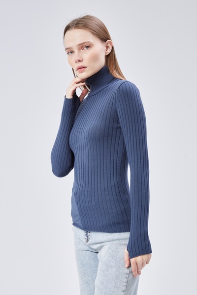 MA ananas Pulover de damă cu decolteu cu degete