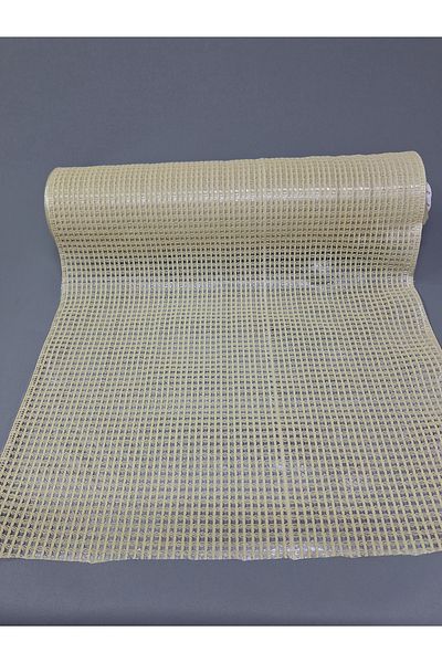 Başak Ev Tekstili Κρεμ Χρώμα PVC Δαντέλα Runner - Κάλυμμα ραφιού και ντουλαπιού