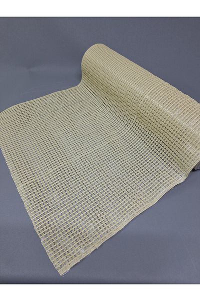 Başak Ev Tekstili Κρεμ Χρώμα PVC Δαντέλα Runner - Κάλυμμα ραφιού και ντουλαπιού