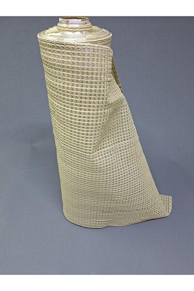 Başak Ev Tekstili Cream Color Pvc Cube Lace Runner - Shelf and Cabinet Cover