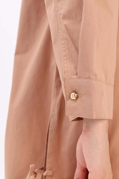 ALLDAY Shirt Tunic with Earth-Roba and Stitch Detail