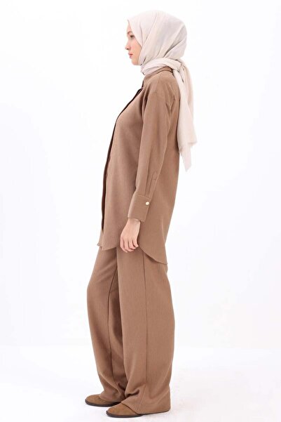 ALLDAY Vizon-likralı Gömlekli Pantolonlu Takım