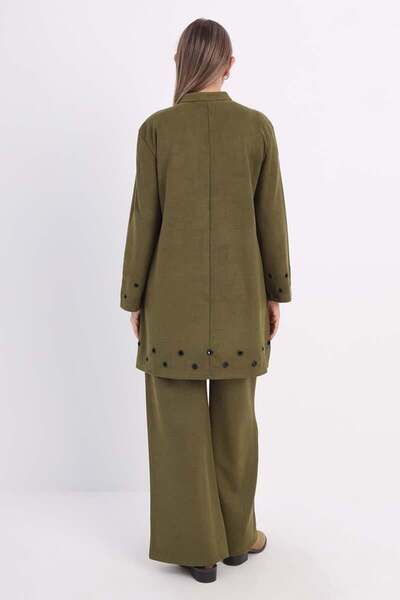 ALLDAY Πράσινο κοστούμι με παντελόνι Lycra