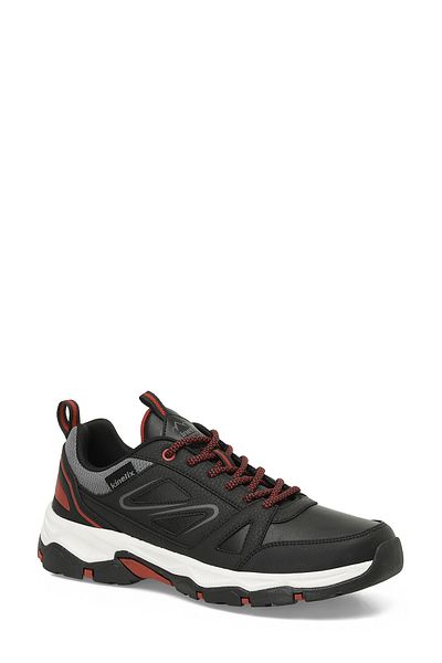 Kinetix AREGO PU 4PR – Schwarze Outdoor-Schuhe für Herren