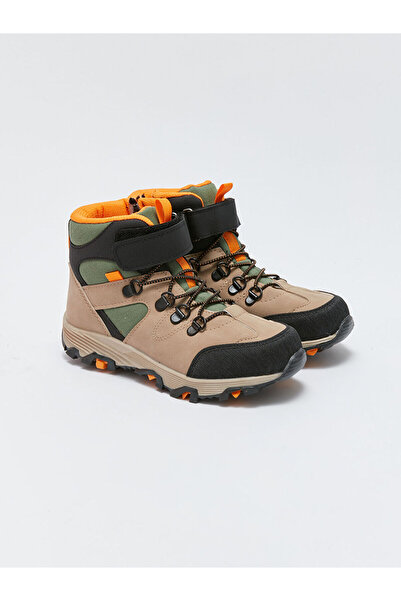 LC Waikiki Lcwk Bağcıklı Ve Cırt Cırtlı Renk Bloklu Erkek Çocuk Trekking Bot