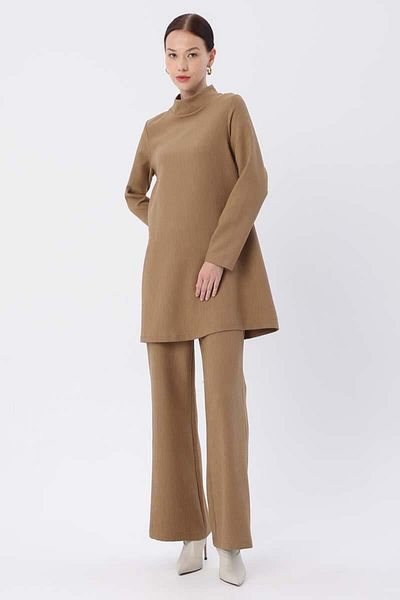 ALLDAY Σετ παντελόνι Mink-Turtleneck Lycra