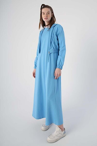 ALLDAY بدلة كارديجان قصيرة بدون أكمام باللون الأزرق