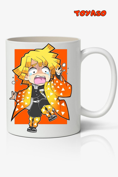 Toyaso شيطان القاتل شيطان يقطع Zenitsu - Agatsuma تحت عنوان كوب أبيض هدية لصديق