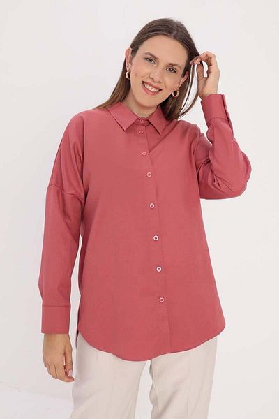 ALLDAY Rose-Oversize Basic Shirt